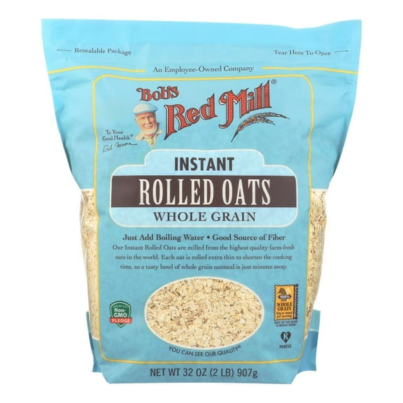 Bob's Red Mill Rolled Oats Instant 32 oz Pack of 4