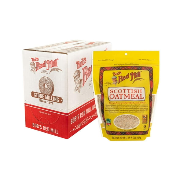 Bob's Red Mill Scottish Oatmeal, 20-ounce (Pack of 4) RED24