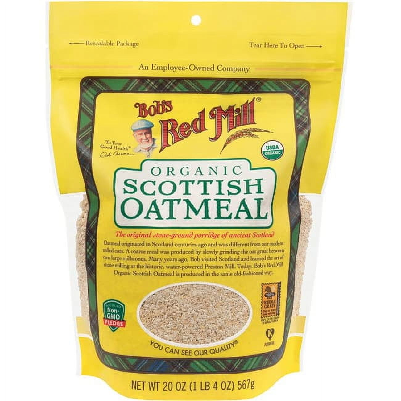 Bob's Red Mill, Scottish Oatmeal, Organic, 20 oz