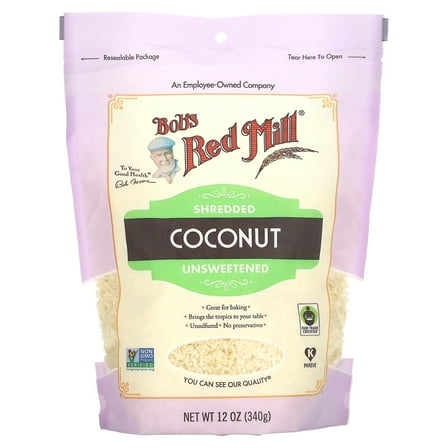 Bob's Red Mill Shredded Coconut (Unsweetened), 12-ounce
