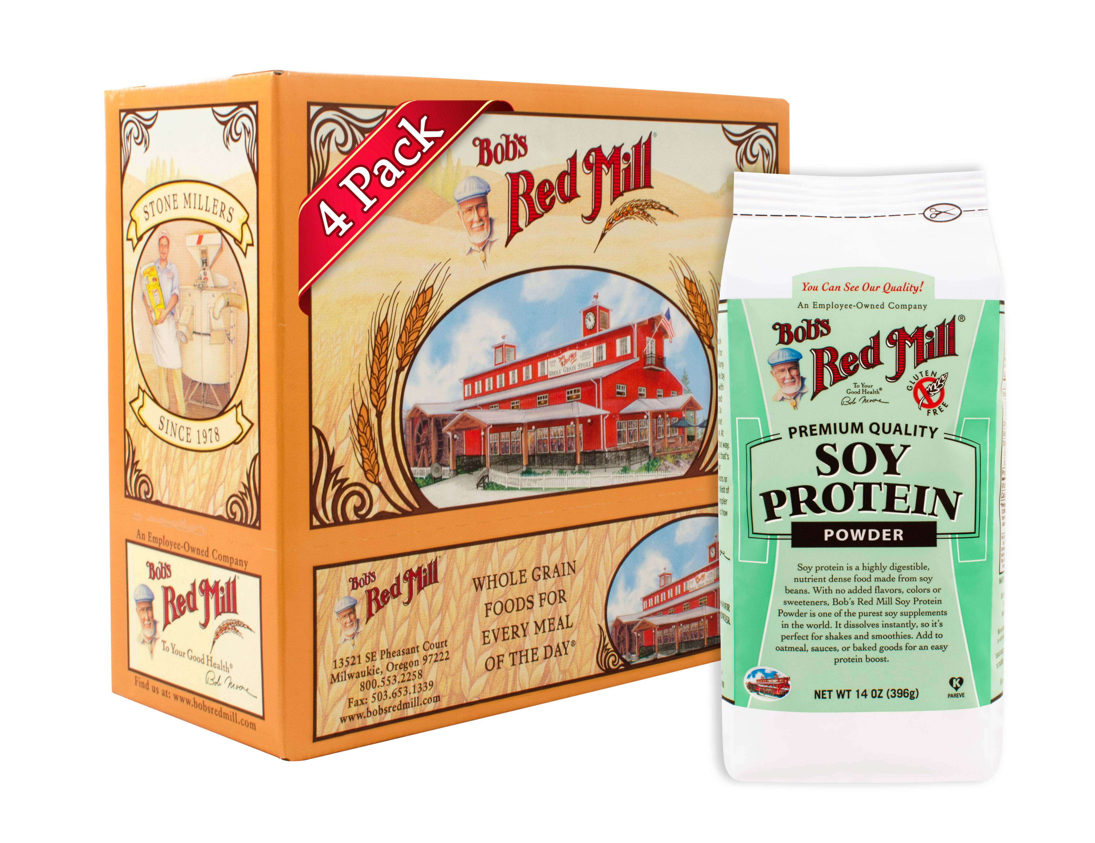 Bob's Red Mill Soy Protein Powder, 14 Ounce (Pack of 4) - Walmart.com
