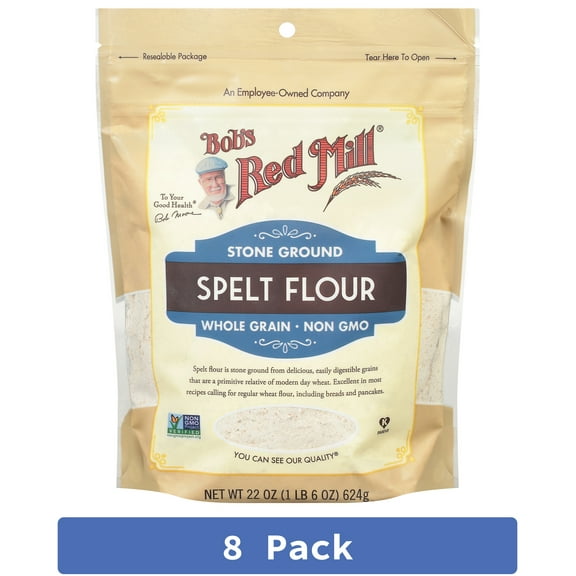 Bob's Red Mill Spelt Flour 22 oz (Pack of 8)