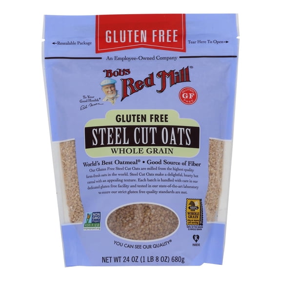 Bob's Red Mill - Steel Cut Oats - Gluten Free -24 oz.(Case of 4 )