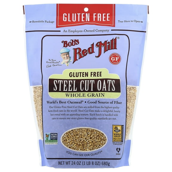 Bob's Red Mill, Steel Cut Oats, Gluten Free, 24 oz
