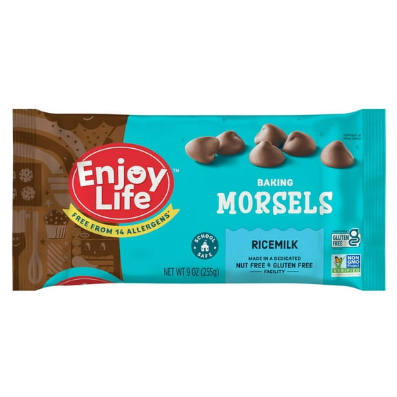Enjoy Life Ricemilk Chocolate Baking Morsels 9 oz