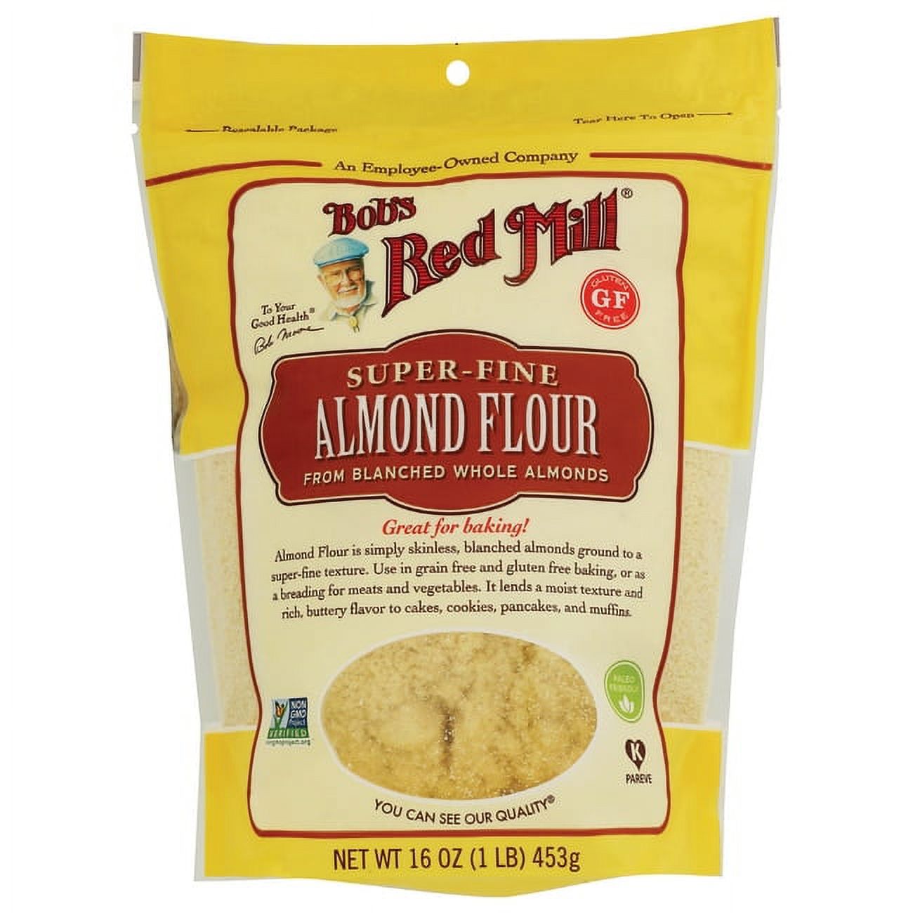 Bob's Red Mill Super Fine Almond Flour, 16 oz Resealable Bag - image 1 of 2