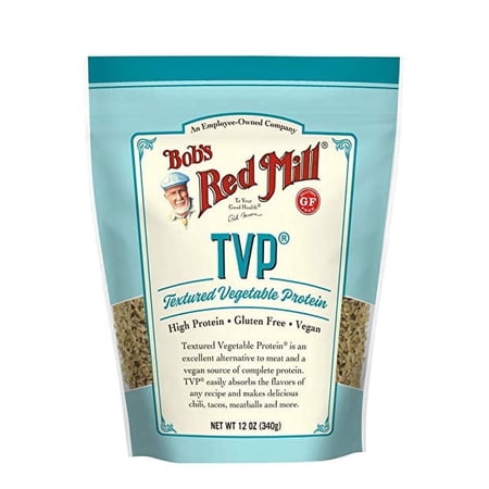 Bob's Red Mill, TVP, Textured Vegetable Protein, 12 oz Pack of 2
