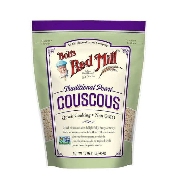 Bob's Red Mill Traditional Pearl Couscous, 16 oz (Pack of 1) - Non GMO, Vegan, Kosher