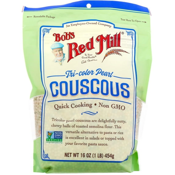 Bob's Red Mill Tri-Color Pearl Couscous 16 oz Pack of 2