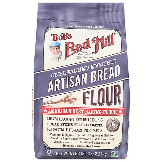 Bob's Red Mill Unbleached Artisan Bread Flour - 5 Lb