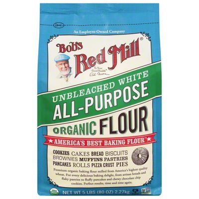 Bob's Red Mill Unbleached White Organic Flour, 5 lb