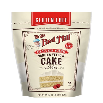 Bob's Red Mill Vanilla Yellow Cake Mix Gluten Free -- 19 oz