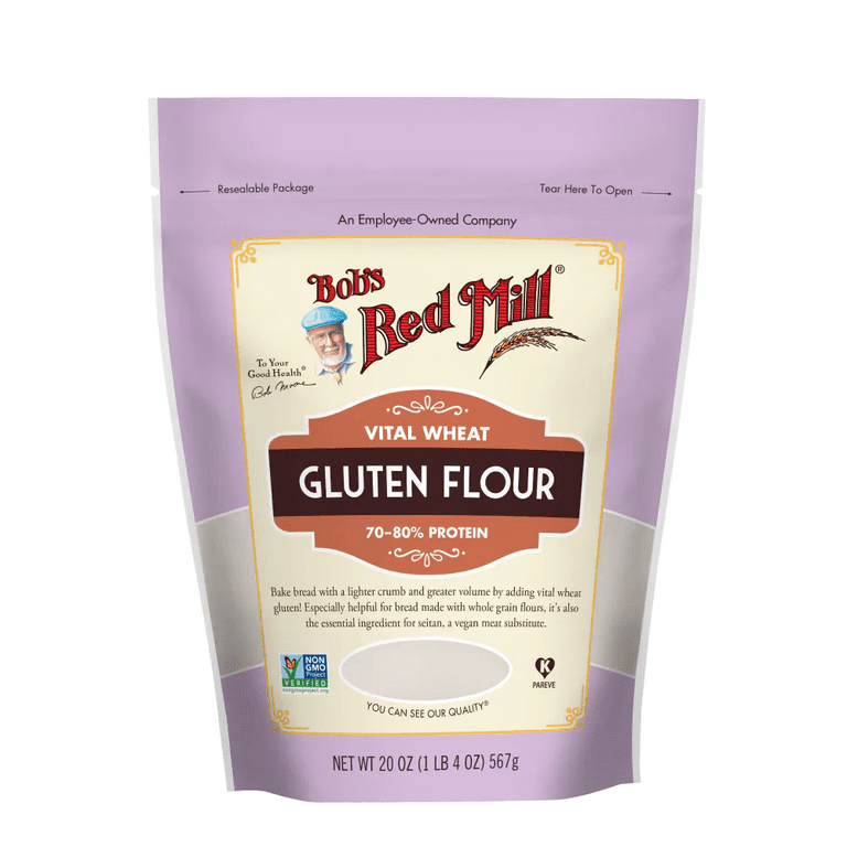 Bob's Red Mill Vital Wheat Gluten Flour, 20-ounce (Pack of 4