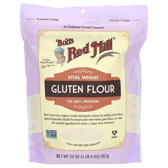 Bob's Red Mill, Vital Wheat Gluten Flour, 20 oz (567 g) Pack of 2