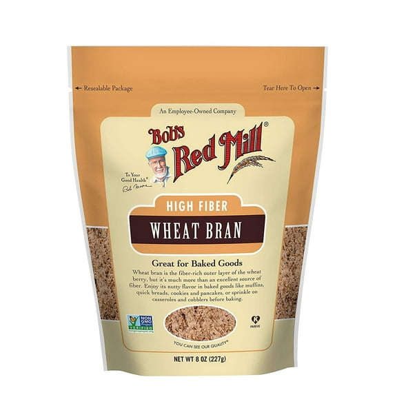 Bob's Red Mill Unprocessed YPF5Miller's Wheat Bran, 8 Ounce
