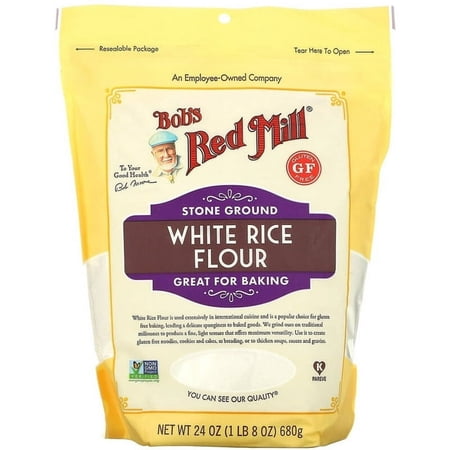 Bob's Red Mill, White Rice Flour, 24 oz Pack of 3