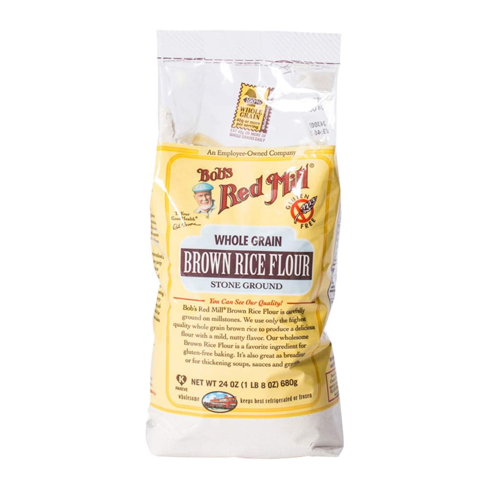 Bob Rice Food Bob's Red Mill, Whole DEF29 Grain Brown Rice Flour, 1. lb - Walmart.com
