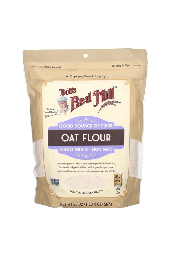 Whole Grain Oat Flour, 20 oz