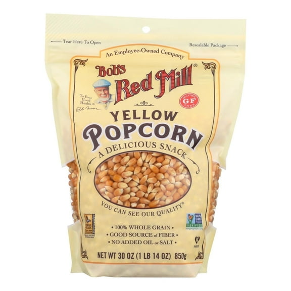 Bob's Red Mill Whole Kernel Popcorn Yellow 30 oz Pack of 1