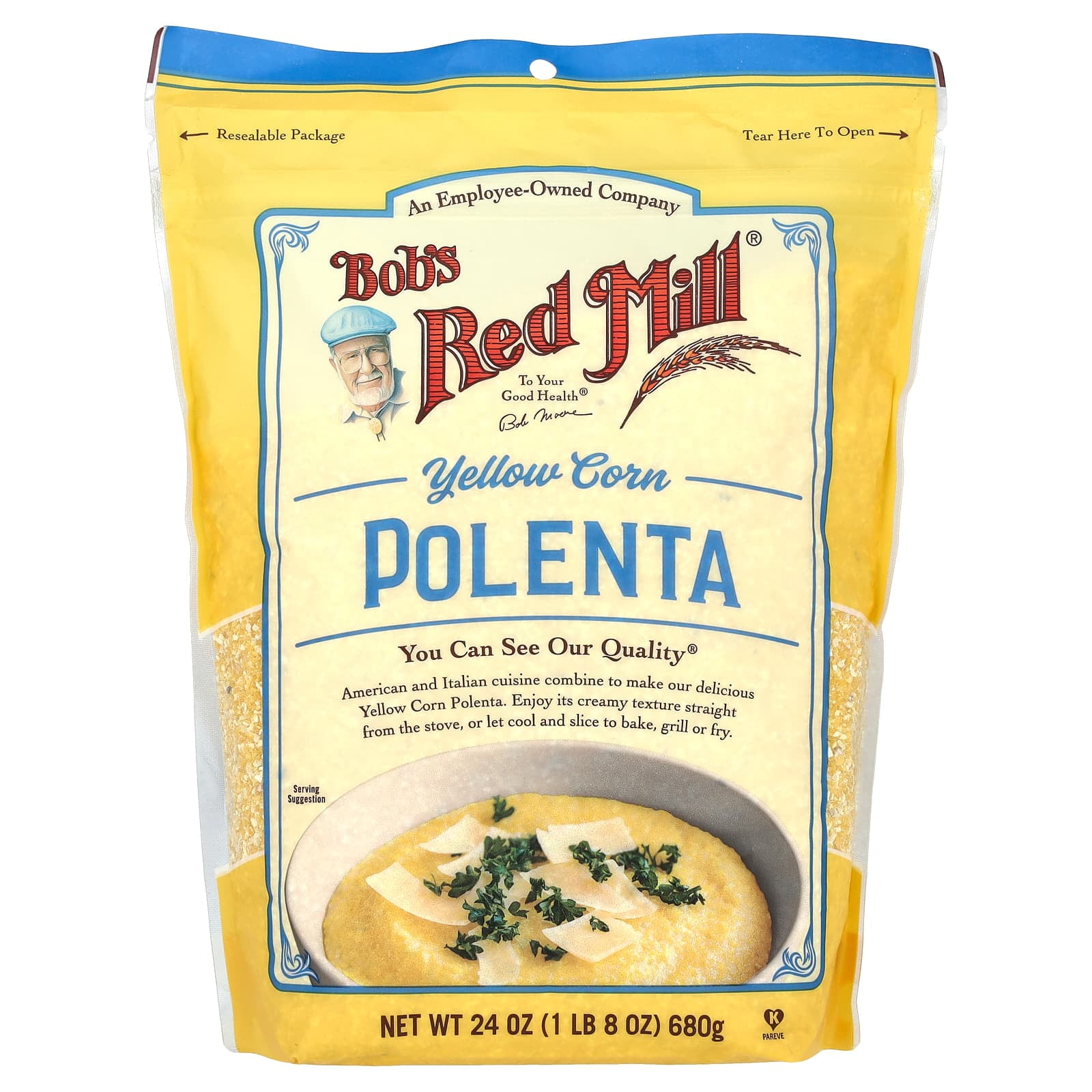 Bob's Red Mill, Yellow Corn Grits, 24 oz