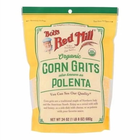 Bob's Red Mill Organic Corn Grits / Polenta, 24-ounce