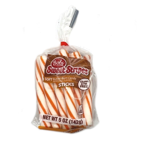 Bob's Sweet Stripes Butter Rum Sticks 5 oz Bag