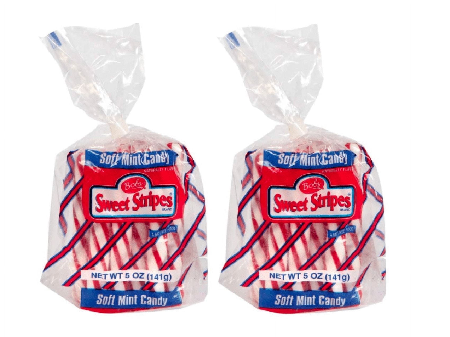 Bob's Sweet Stripes Candy Canes 5 Ounce Peppermint Candy Classic Gift (2 Pack)