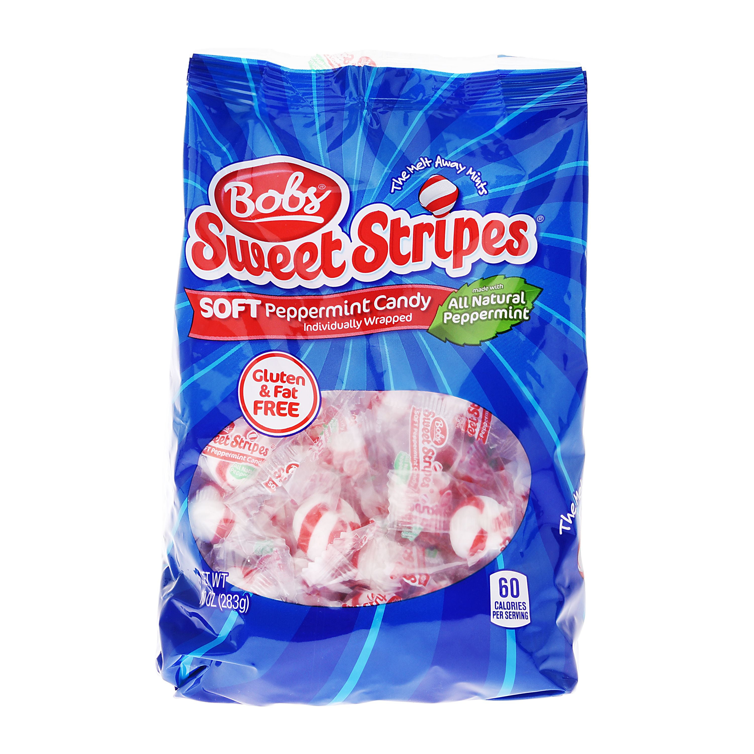 Bob s Sweet Stripes Soft Peppermint Candy 10 Oz