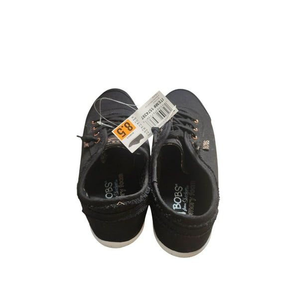 Bob's Womens Memory Foam Black Casual Sneakers Size 8.5