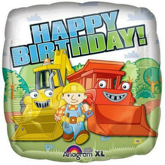 Bob the Builder Happy Birthday Foil / Mylar Balloon 18" ( Each )