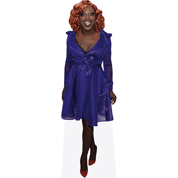 Bob the Drag Queen (Purple Dress) Mini Cardboard Cutout Standee