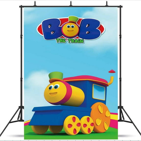 Bob the Train Taspestry Wall Decor Birthday Banner Backdrop Background Party Supplies Poster Fans