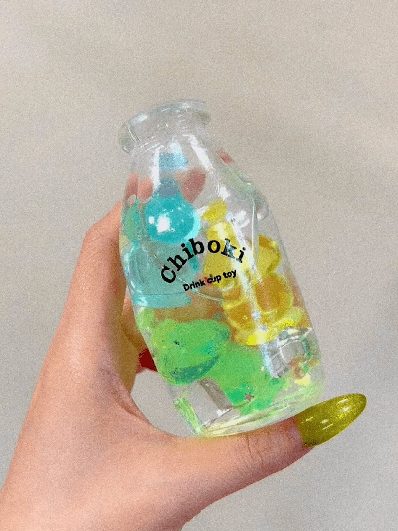 Boba Bottle Squishy Toy, Milk Bottle Stress Ball Fidget Toys with ASMR Sensory for Anti Stress Relief, Novelty Gift for Kids & Adults