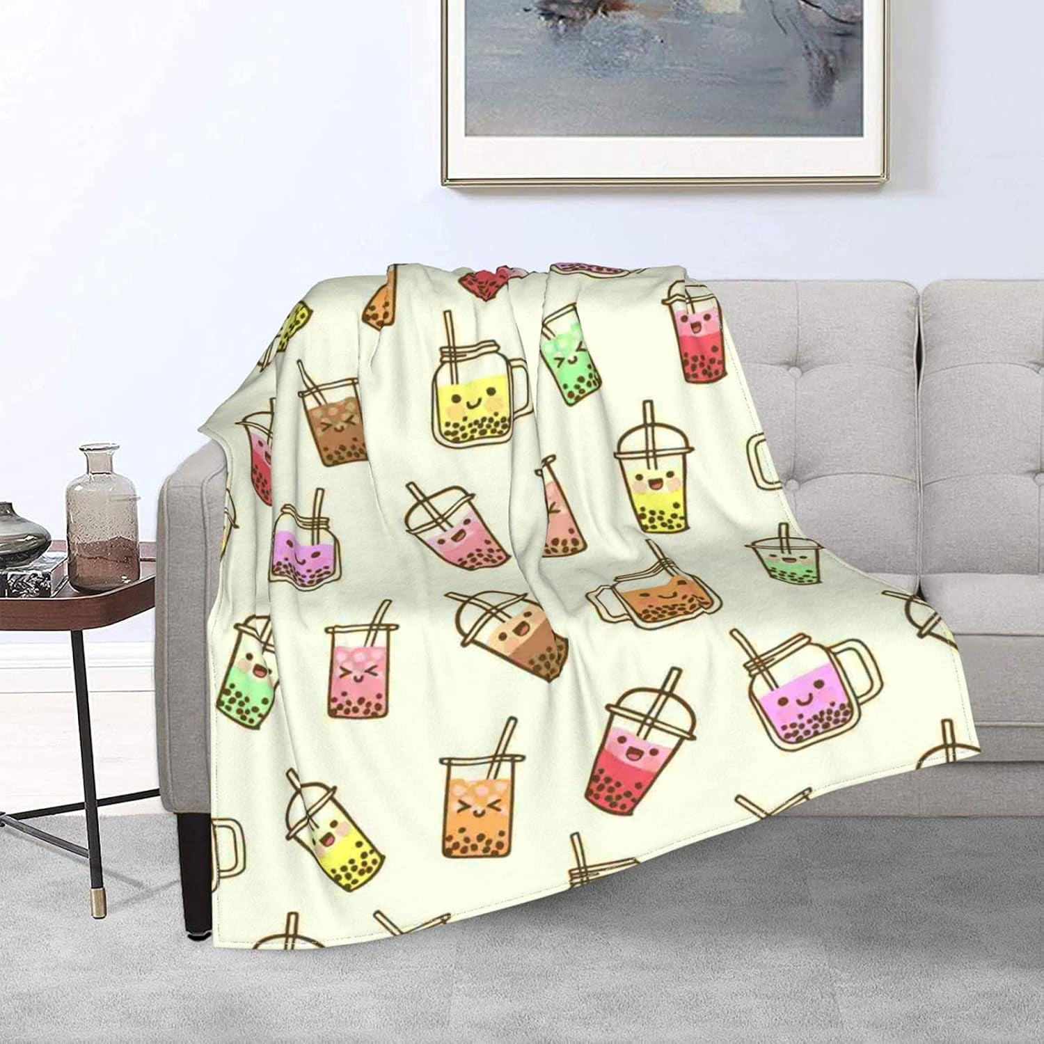 Boba Lover Fleece Blanket