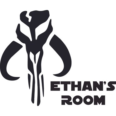 Star Wars Boba Fett Mandalorian Crest Vinyl Decal Sticker - Car/Truck, Handmade