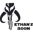 thumbnail image 1 of Boba Fett Crest Star Wars Symbol Character Design Customized Wall Art Vinyl Decal - Custom Vinyl Wall Art - Personalized Name - Baby Girl Bedroom Decal Room Wall Sticker Decoration Size (18x20 inch), 1 of 1