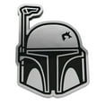 thumbnail image 1 of Boba Fett Head Chrome Car Emblem Stickers, 1 of 1
