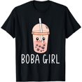 thumbnail image 1 of Boba Girl Bubble Tea Girl T-Shirt, 1 of 4