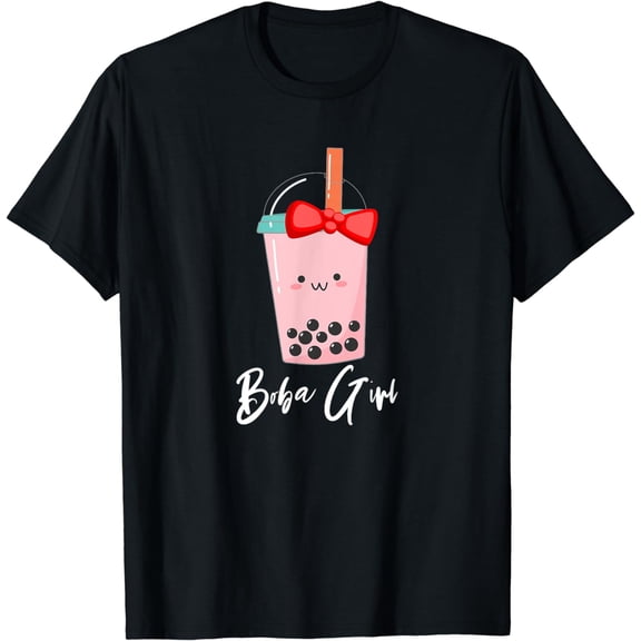 Boba Girl I love Boba milk Tea Bubble Drinks Lover Gift T-Shirt