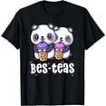 thumbnail image 1 of Boba Shirt Women Girls Bes Teas Kawaii Panda Bubble Tea T-Shirt, 1 of 3
