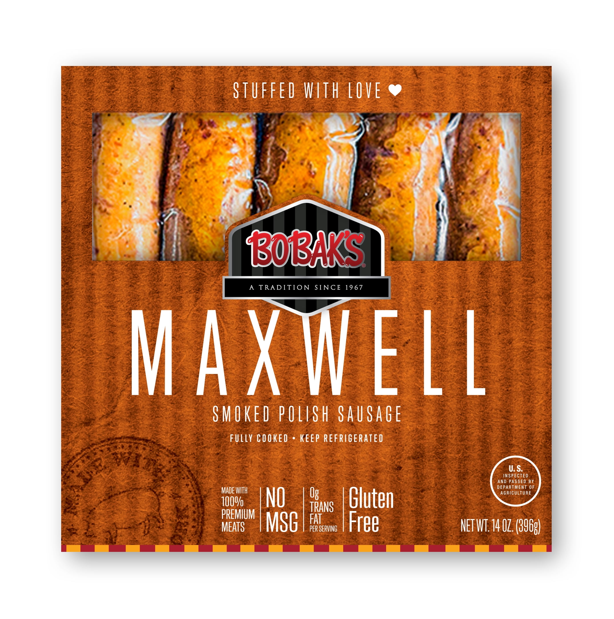 Bobak Sausage Maxwell Smoked Polish 14 oz