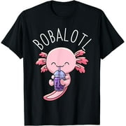 Bobalotl Axolotl Boba Tea Bubble Milk T-Shirt