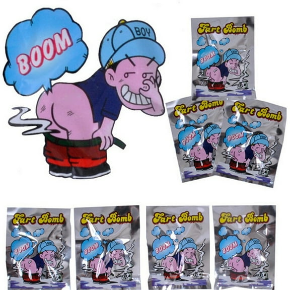 Bobasndm 10Pcs Great Bomb Nasty Smelly Fart Bags Prank Joke Trick Party Filler Funny Gags