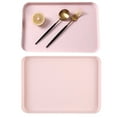 thumbnail image 1 of Bobasndm 2Pack Fast Food Trays, 11 x 8 Inches Plastic Restaurant Serving Tray for Coffee Table Kitchen Party, 1 of 9
