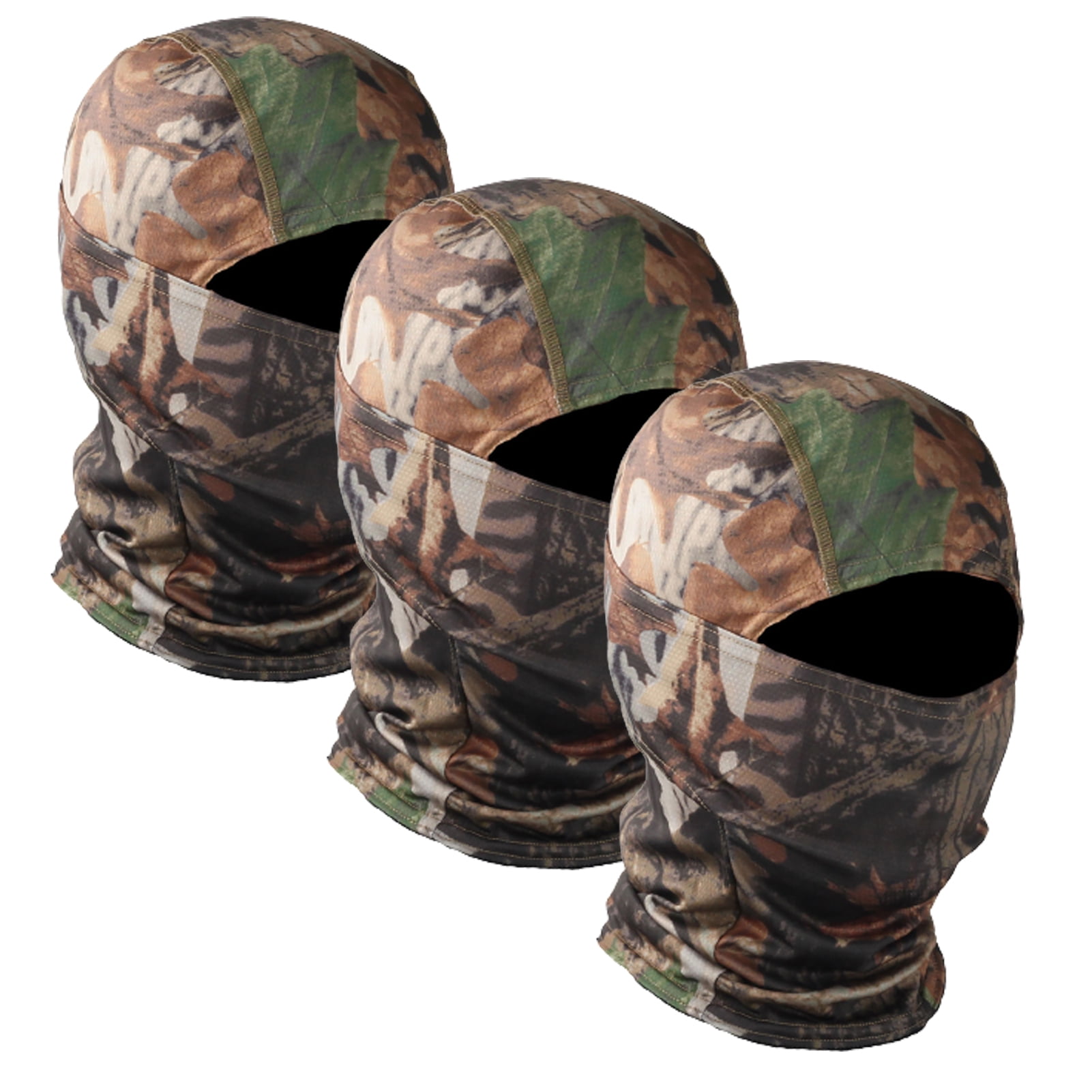 Bobasndm 3 Pack Balaclava Face Mask Camouflage Men Camo Balaclava