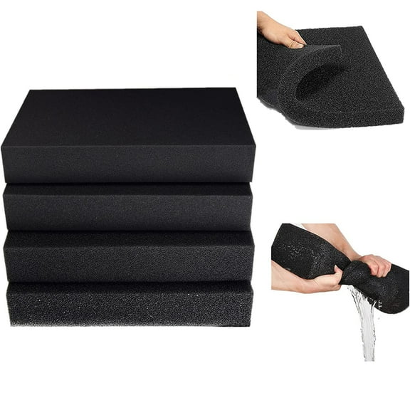 Bobasndm Aquarium Foam Filter Sponges, Biological Sponge Filter, Biological Sponge Pad for Aquarium Fish Pond