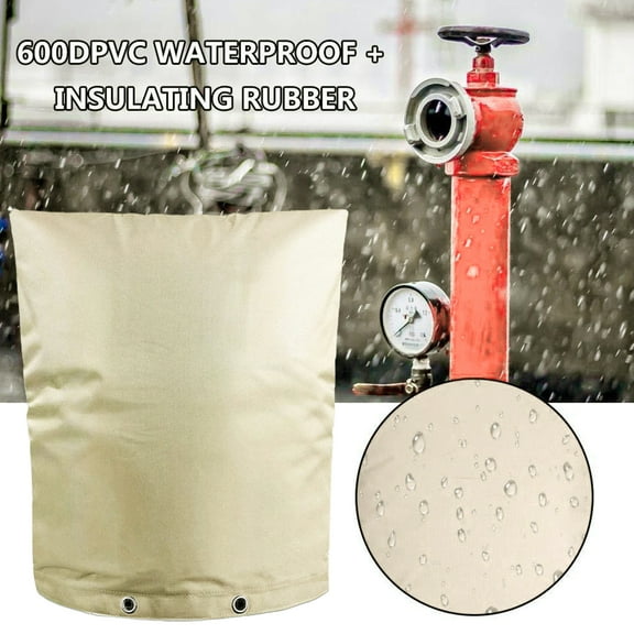 Bobasndm Check Valve Insulation Sleeve-Well Pump Cover,Wellhead Cover, Sprinkler Valve Cover,Outdoor Sprinkler Insulation Sleeve