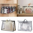 thumbnail image 1 of Bobasndm Clear Dust Storage Bags for Handbags, Clear Dustproof Storage Bag, Closet Storage Bag, Hanging Purse Storage Organizer, Dust Bag with Zipper and Handle, 1 of 9