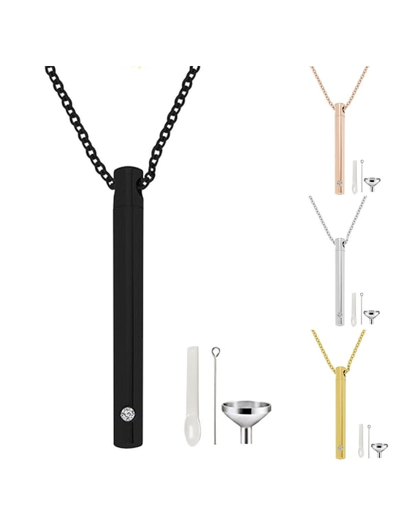 Cremation Jewelry for Ashes Urn Necklaces for Ash for Women or Men Keepsake with Long Sturdy Adjustable Chain for Pet or Human Ash