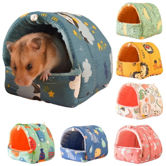 Bobasndm Guinea Pig House, Cozy Hamster Cave, Great Hideout for Dwarf Rabbits, Hedgehog, Bearded Dragon, Winter Nest, Hamster Cage Accessories